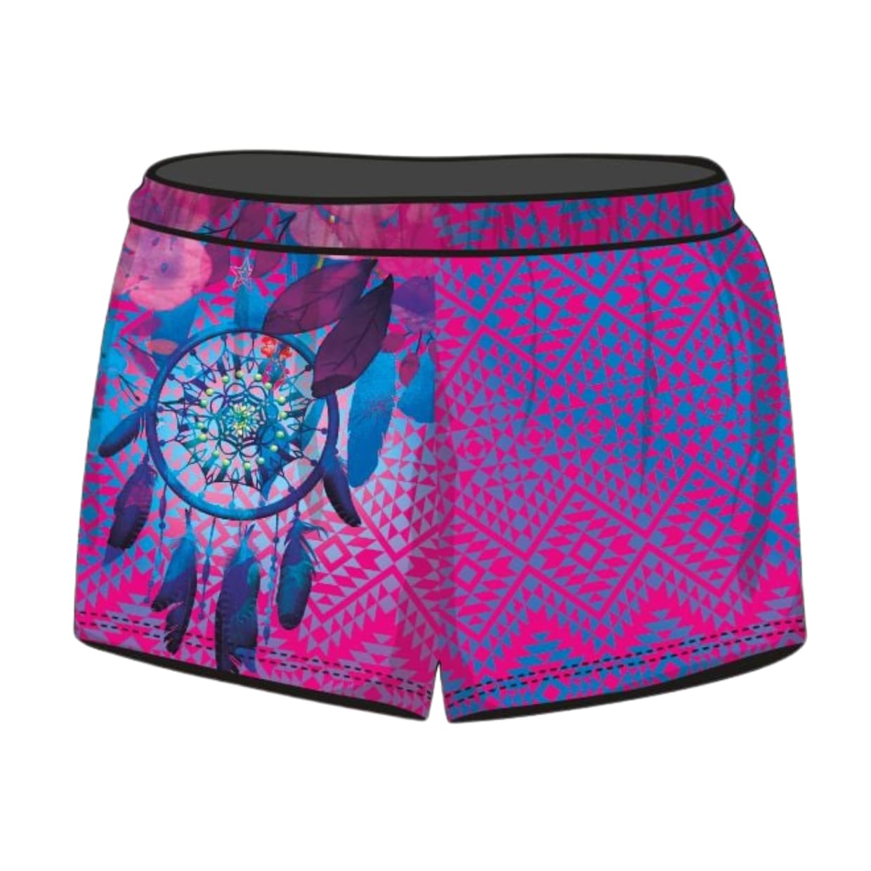 ★Pre-Order★ Rugby Shorts | Aztec Dreamcatcher Pink Z and TEE FISHING quick dry spo-default spo-disabled sun sunsafe SWIMMING uv Women WOMEN'S DESIGNS Women's Fishing womens z&tee