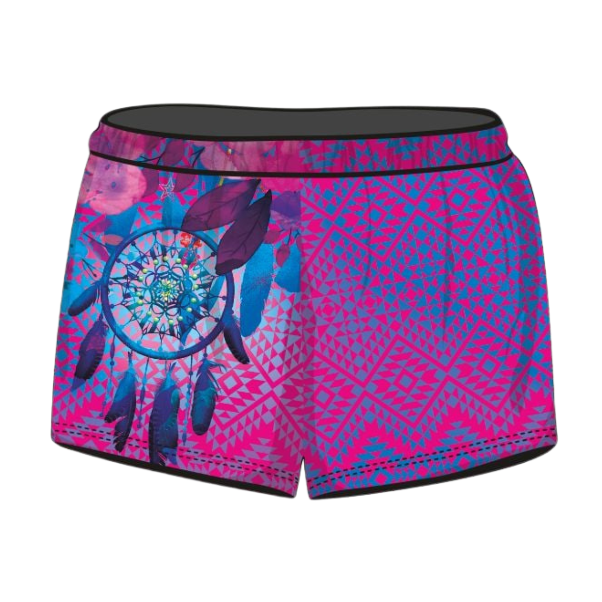 ★Pre-Order★ Rugby Shorts | Aztec Dreamcatcher Pink Z and TEE camping cape york CAPE YORK DESIGNS FISHING LJM quick dry spo-default spo-disabled sun sunsafe SWIMMING uv Women WOMEN'S DESIGNS Women's Fishing womens z&tee