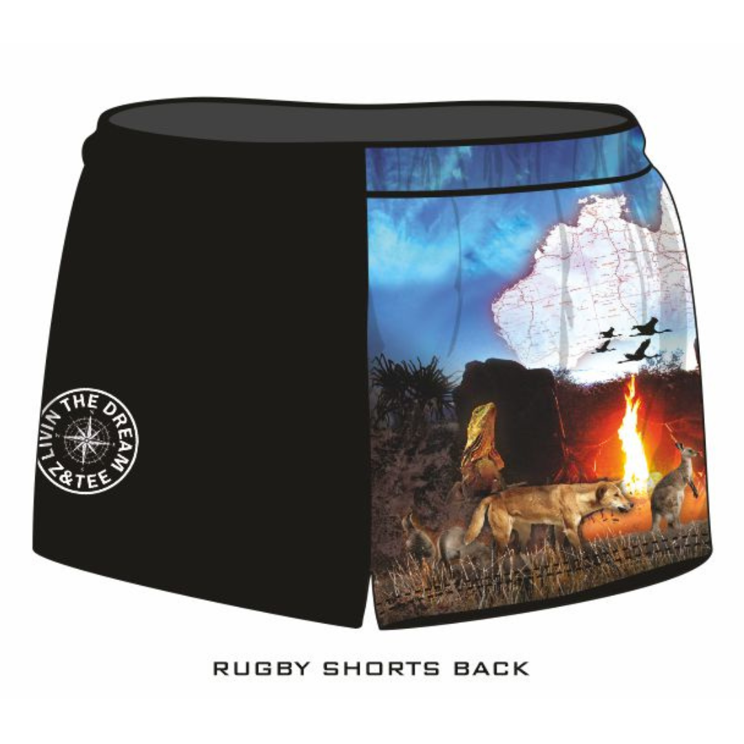 ★Pre-Order★Rugby Shorts | Australian Camping Blue Adventure Z and TEE camping CAMPING AND CARAVAN DESIGNS FISHING LJM men MEN'S DESIGNS mens MEN’S DESIGNS quick dry spo-default spo-disabled sun sunsafe SWIMMING uv z&tee