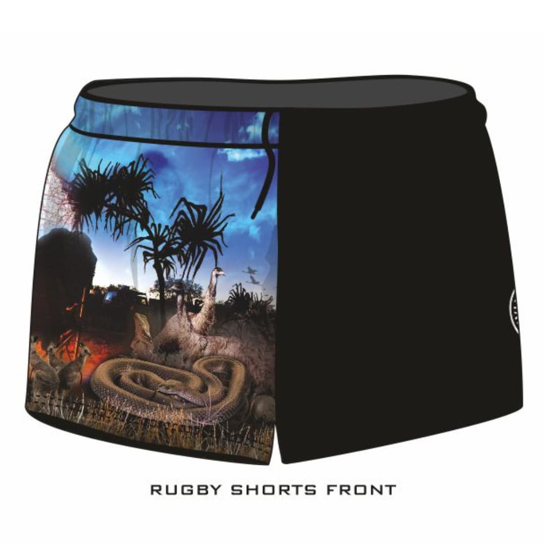 ★Pre-Order★ Rugby Shorts | Australian Camping Blue Adventure Z and TEE camping FISHING men MEN'S DESIGNS mens MEN’S DESIGNS quick dry spo-default spo-disabled sun sunsafe SWIMMING uv z&tee