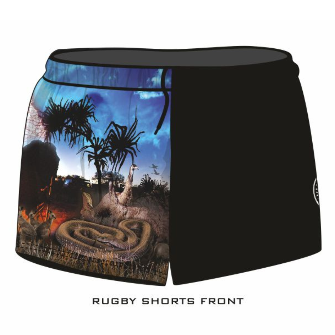 ★Pre-Order★Rugby Shorts | Australian Camping Blue Adventure Z and TEE camping CAMPING AND CARAVAN DESIGNS FISHING LJM men MEN'S DESIGNS mens MEN’S DESIGNS quick dry spo-default spo-disabled sun sunsafe SWIMMING uv z&tee