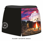 ★Pre-Order★ Rugby Shorts | Australian Camping Pink Adventure LJM Designs camping cape york CAPE YORK DESIGNS FISHING in stock LJM quick dry spo-default spo-disabled sun sun shirt sun shirts sunsafe SWIMMING uv Women WOMEN'S DESIGNS Women's Fishing womens z&tee