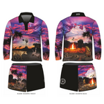 ★Pre-Order★ Rugby Shorts | Australian Camping Pink Adventure LJM Designs camping cape york CAPE YORK DESIGNS FISHING in stock LJM quick dry spo-default spo-disabled sun sun shirt sun shirts sunsafe SWIMMING uv Women WOMEN'S DESIGNS Women's Fishing womens z&tee