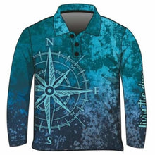 Pre-Order Adventure | Teal Compass | Fishing Shirt Z and TEE camping fishing KIDS LJM men MEN'S DESIGNS mens MEN’S DESIGNS PATTERN AND PLAIN DESIGNS Preorder quick dry spo-default spo-disabled sun sun shirt sun shirts sunsafe uv women's WOMEN'S DESIGNS Women's Fishing Women's Fishing Shirt