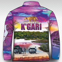 ★Pre-Order★ Fraser Island | Complete K'gari (Fraser Island) Pink Shirt Z and TEE 4x4 boy boys camping fishing FRASER ISLAND DESIGNS K'gari LJM men Preorder quick dry spo-default spo-disabled sun sun shirt sun shirts sunsafe travel uv womens