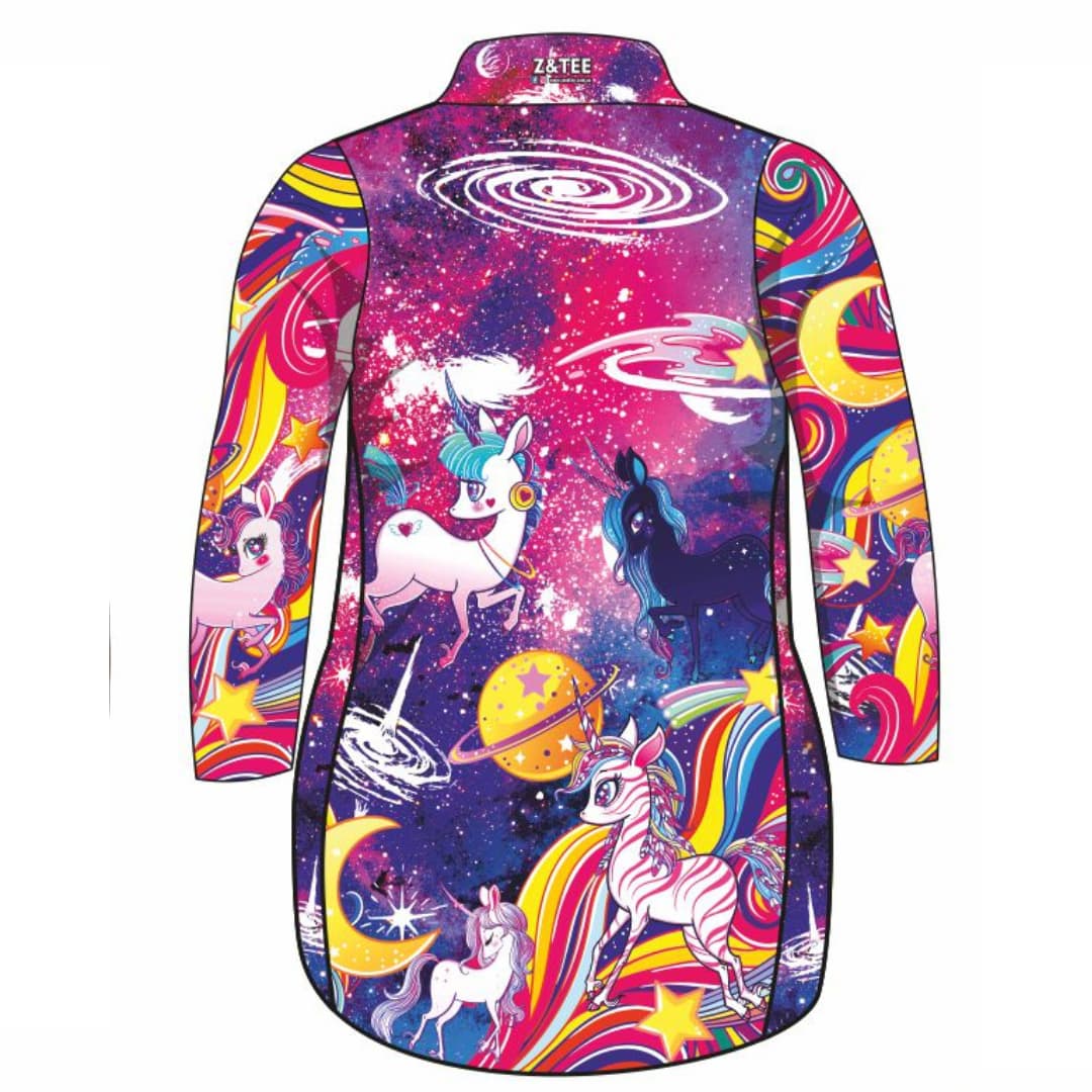 ★Pre-Order★ Kids | Cosmic Unicorn Stardust Pink Lifestyle Dress Z and TEE girls GIRLS DESIGNS KIDS MANDALA WOMEN'S DESIGNS womens