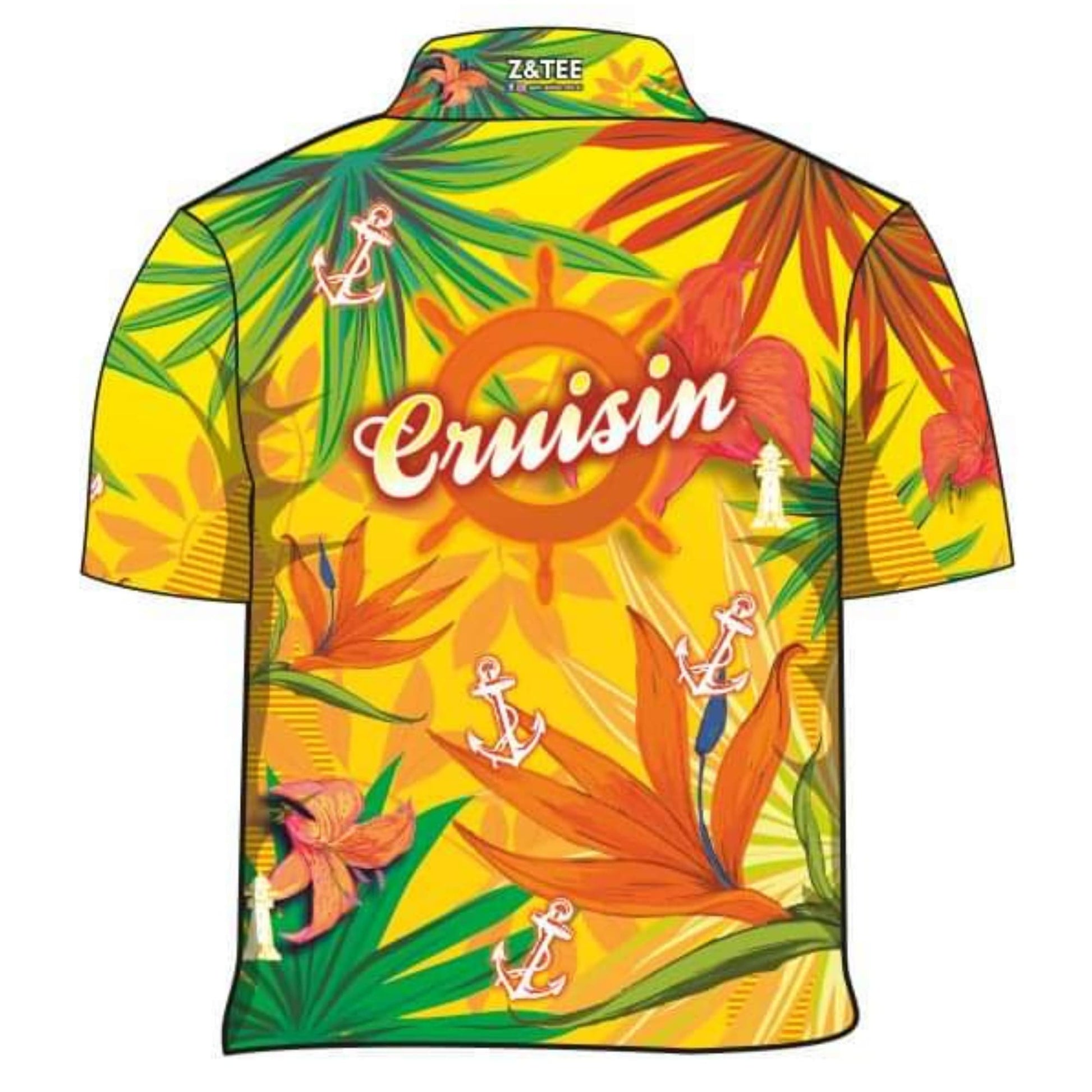 ★Pre-Order★ Cruise | Cruisin Marine Yellow Cruise Shirt Z and TEE Australia Australia Day Australian Australiana camping cruise dup-review-publication fishing LJM men mens Preorder quick dry spo-default spo-disabled sun sun shirt sun shirts sunsafe tropical TROPICAL DESIGNS uv