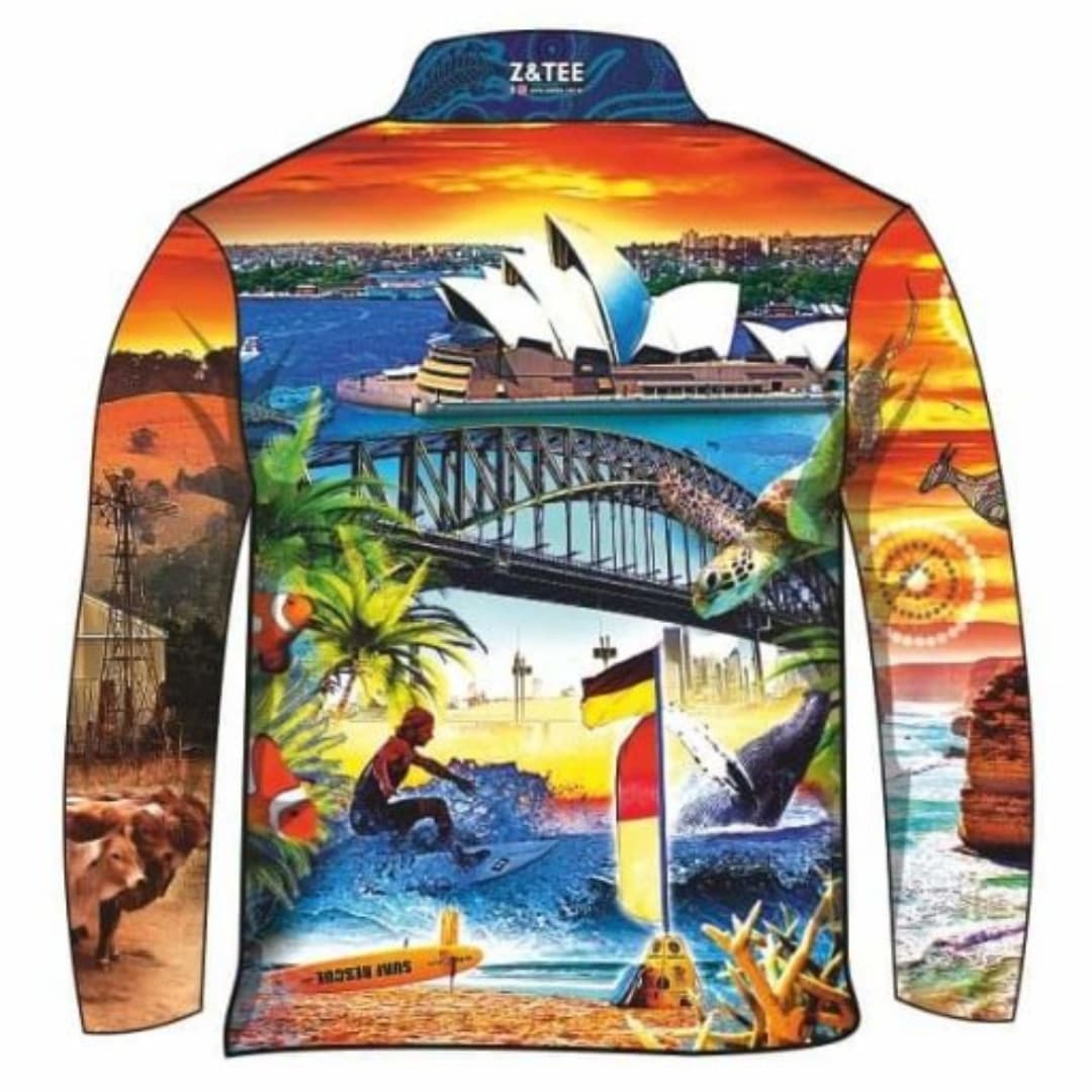 ★Pre-Order★ Australian | Downunder Australia Destinations Shirt Z and TEE Australia Australia Day Australian ayers rock beach BOYS DESIGNS camping country COUNTRY WESTERN DESIGNS fishing horse kangaroo LJM men MEN'S DESIGNS mens MEN’S DESIGNS Preorder quick dry spo-default spo-disabled sun sun shirt sun shirts sunsafe sydney travel truck uv western