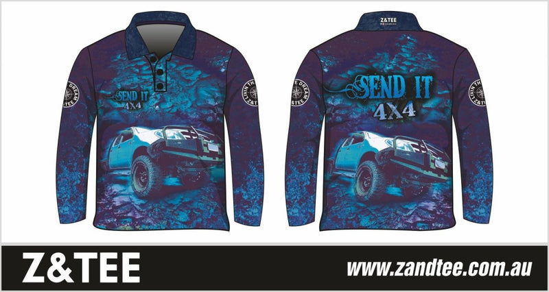 ★Pre-Order★ Rugby Shorts | Send It 4x4 Blue LJM Designs camping FISHING in stock LJM men MEN'S DESIGNS mens MEN’S DESIGNS quick dry spo-default spo-disabled sun sun shirt sun shirts sunsafe SWIMMING uv z&tee