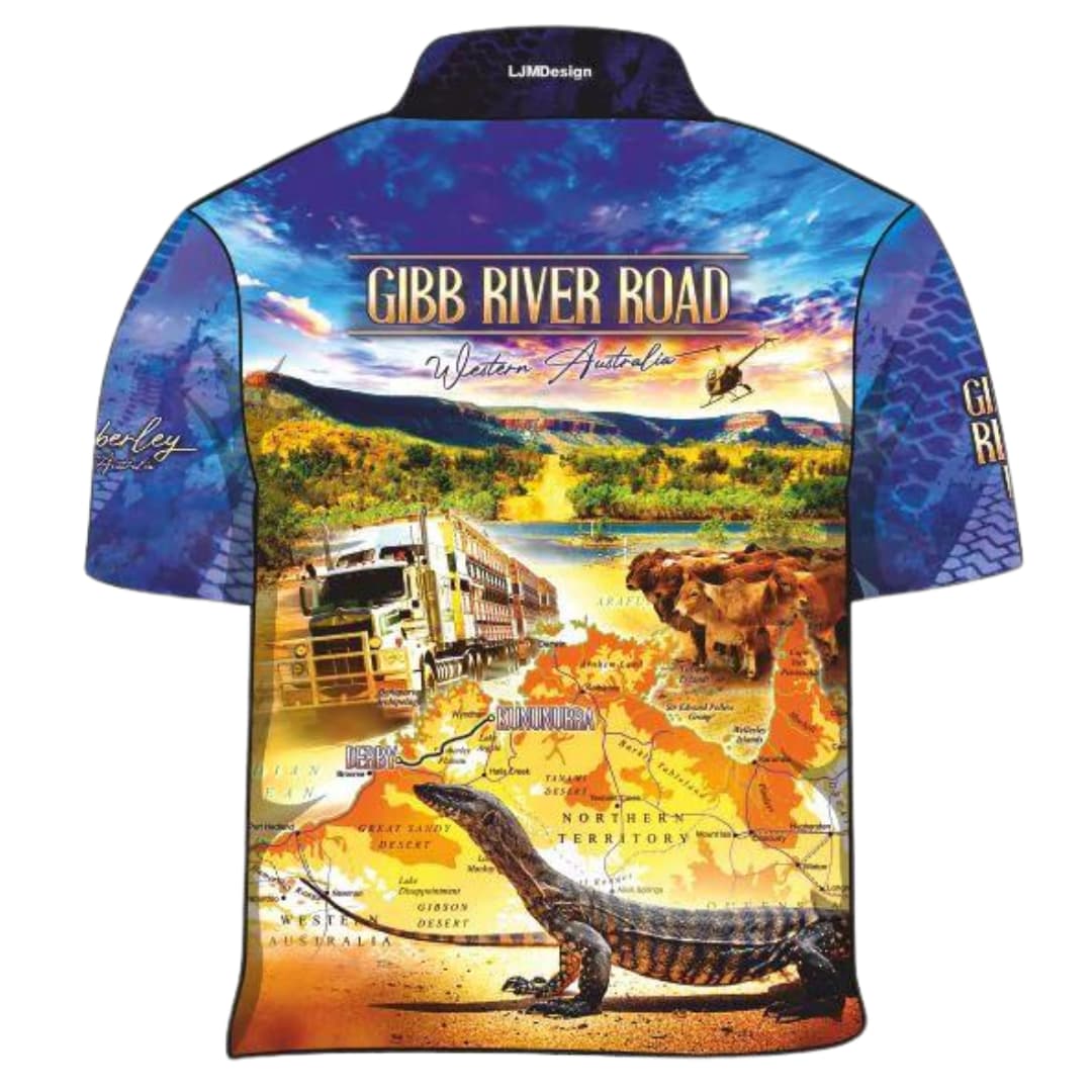 ★Pre-Order★ Gibb River Road | Western Australia Blue Shirt Z and TEE 4x4 camping fishing FISHING SHIRT girls Ladies Fishing Shirt LJM mens Preorder quick dry spo-default spo-disabled sun sun shirt sun shirts sunsafe tip travel uv womens