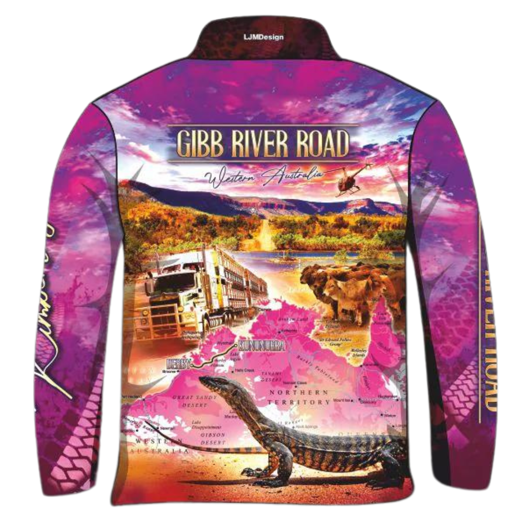 ★Pre-Order★ Gibb River | Road Western Australia Pink Shirt Z and TEE 4x4 camping fishing FISHING SHIRT girls Ladies Fishing Shirt LJM Preorder quick dry spo-default spo-disabled sun sun shirt sun shirts sunsafe tip travel uv womens