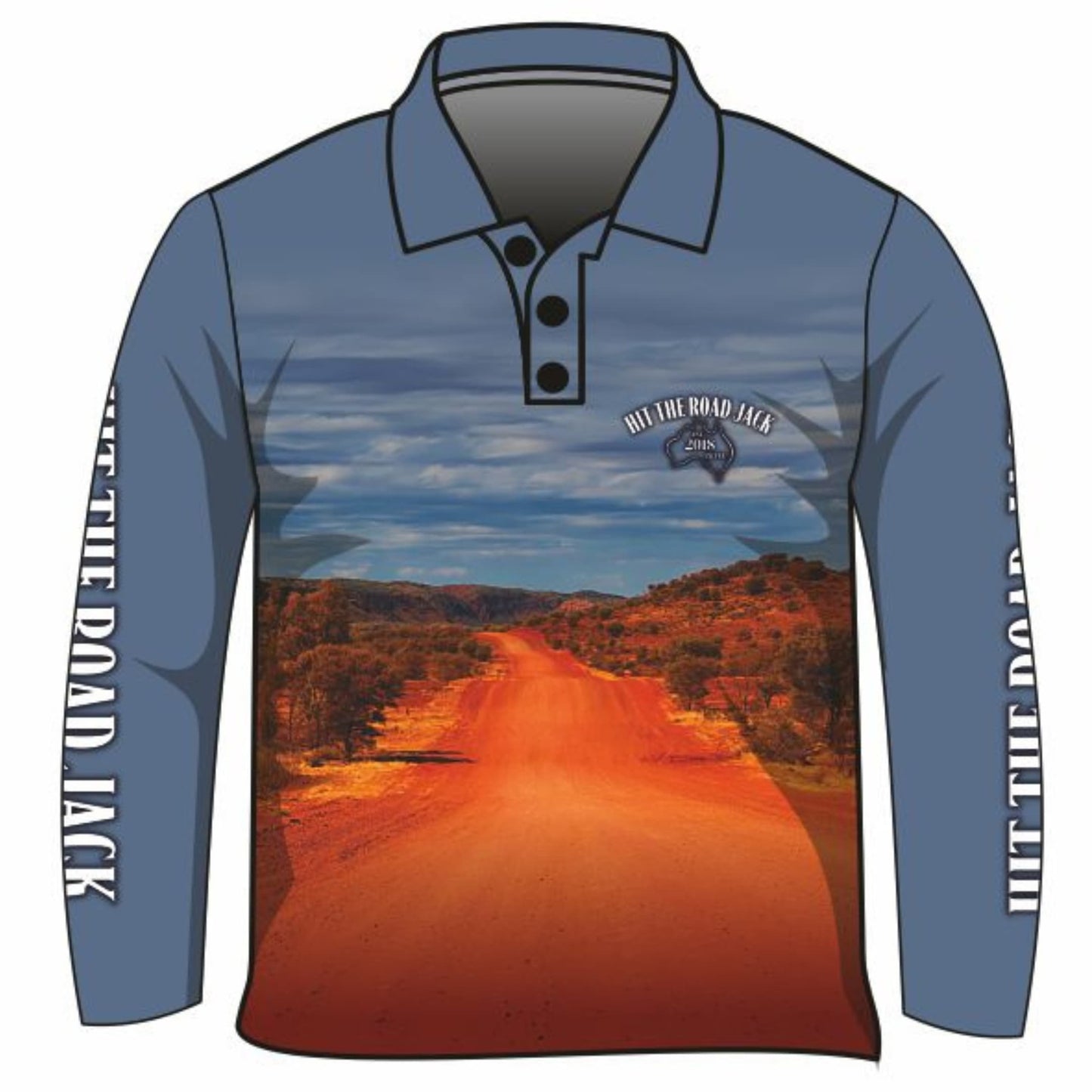 ★Pre-Order★ Australian | Hit the Road Jack Camping Shirt Z and TEE 4x4 Australia Australia Day Australian Australiana camping camping shirt fishing jack daniels LJM men MEN'S DESIGNS mens offroad Preorder quick dry spo-default spo-disabled sun sun shirt sun shirts sunsafe uv