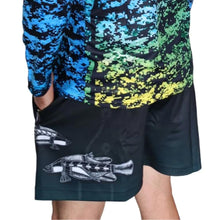 ★Pre-Order★ Rugby Shorts | Indigenous Waterhole Barramundi Black