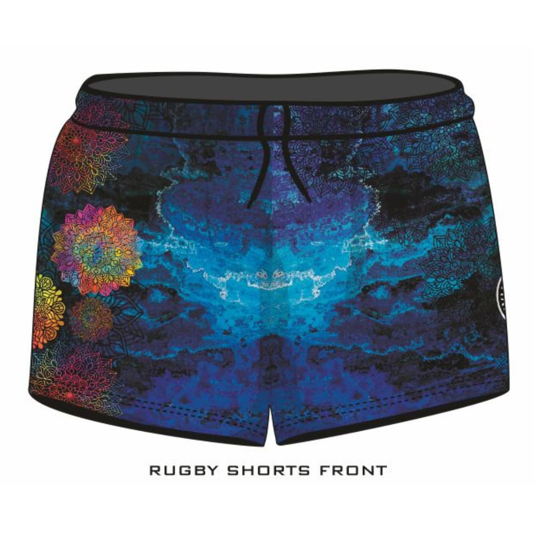 ★Pre-Order★ Rugby Shorts | Kaleidoscope Mandala