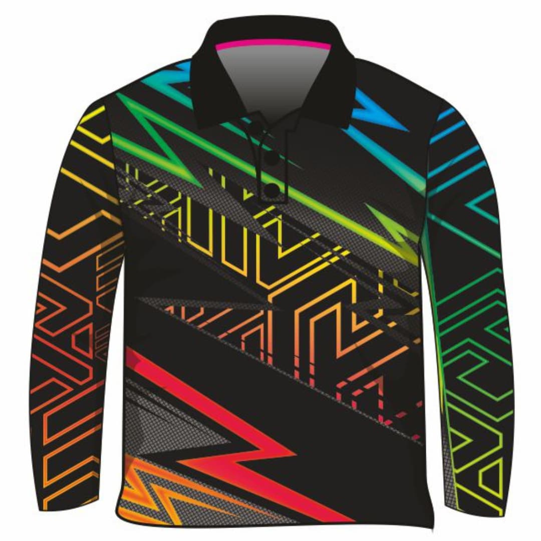 Lightning | Multicoloured Onyx Shirt Z and TEE 4wd 4x4 4X4 DESIGNS bmx boy boys BOYS DESIGNS BUY2SHIRTS DAD dirt bike In Stock lastchance men mens motorbike neon PATTERN AND PLAIN DESIGNS quick dry spo-default spo-disabled sun sun shirt sun shirts sunsafe uv z&tee