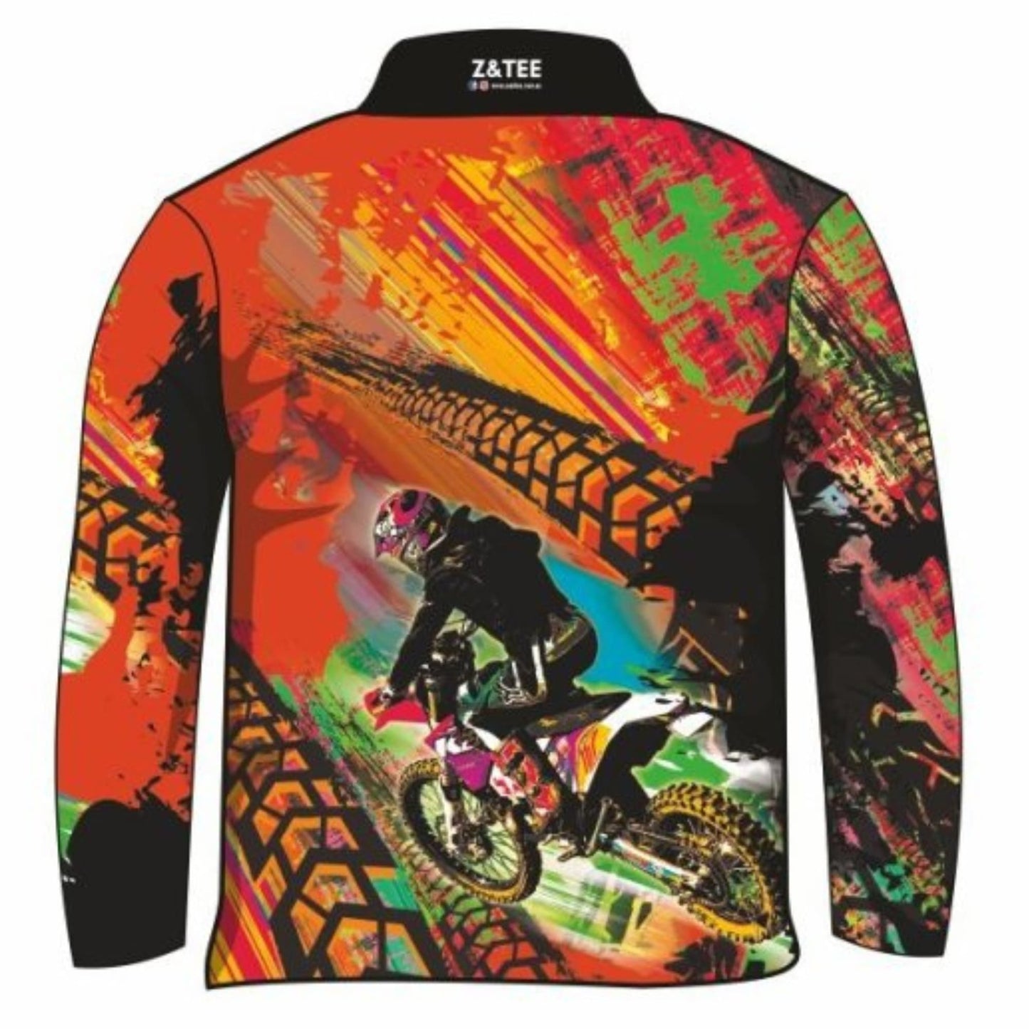 ★Pre-Order★ Extreme | Motorbike Orange Shirt Z and TEE boy boys BOYS DESIGNS camping dirt bike fishing honda KIDS LJM men MEN'S DESIGNS MEN’S DESIGNS Preorder quick dry spo-default spo-disabled sun sun shirt sun shirts sunsafe uv xtreme