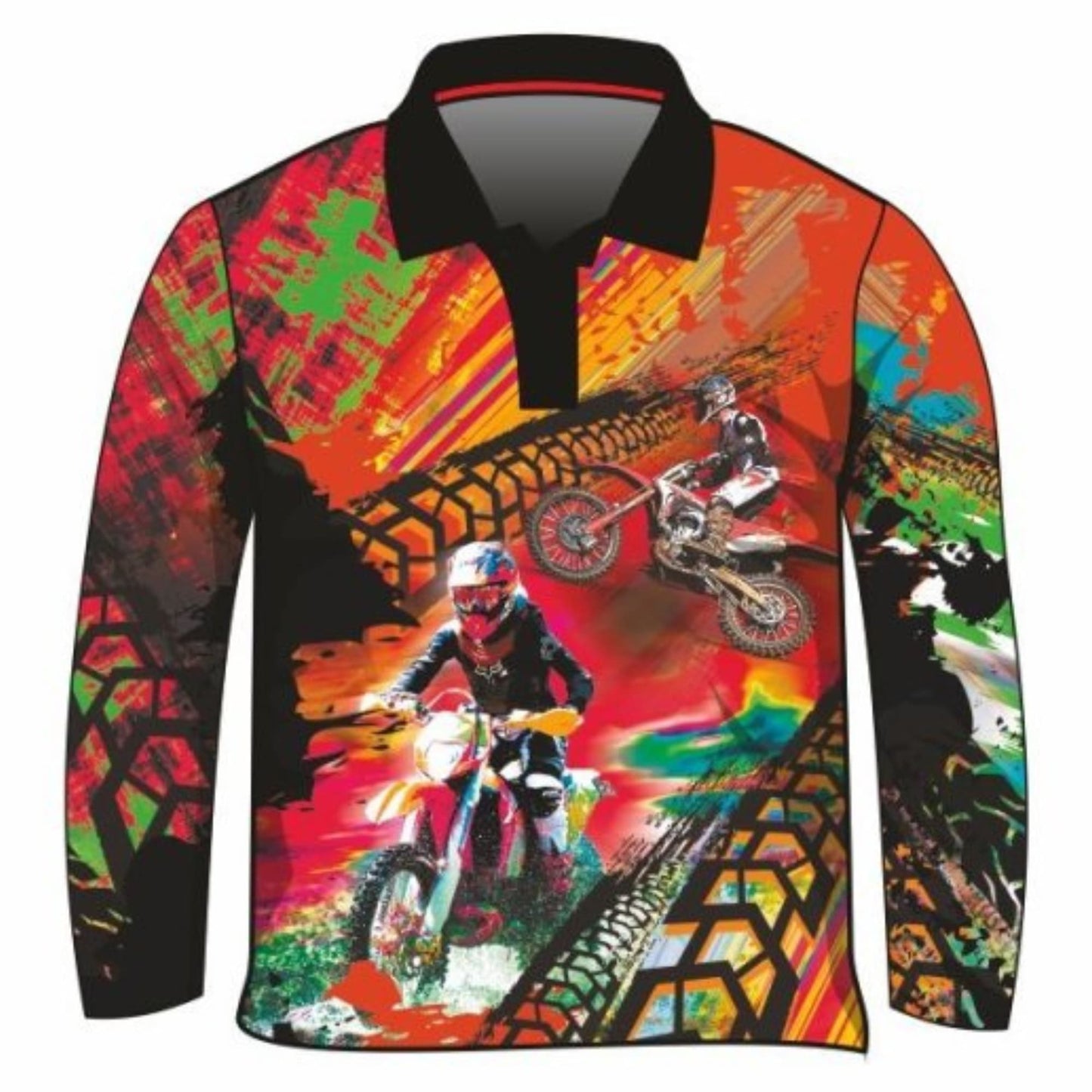 ★Pre-Order★ Extreme | Motorbike Orange Shirt Z and TEE boy boys BOYS DESIGNS camping dirt bike fishing honda KIDS LJM men MEN'S DESIGNS MEN’S DESIGNS Preorder quick dry spo-default spo-disabled sun sun shirt sun shirts sunsafe uv xtreme