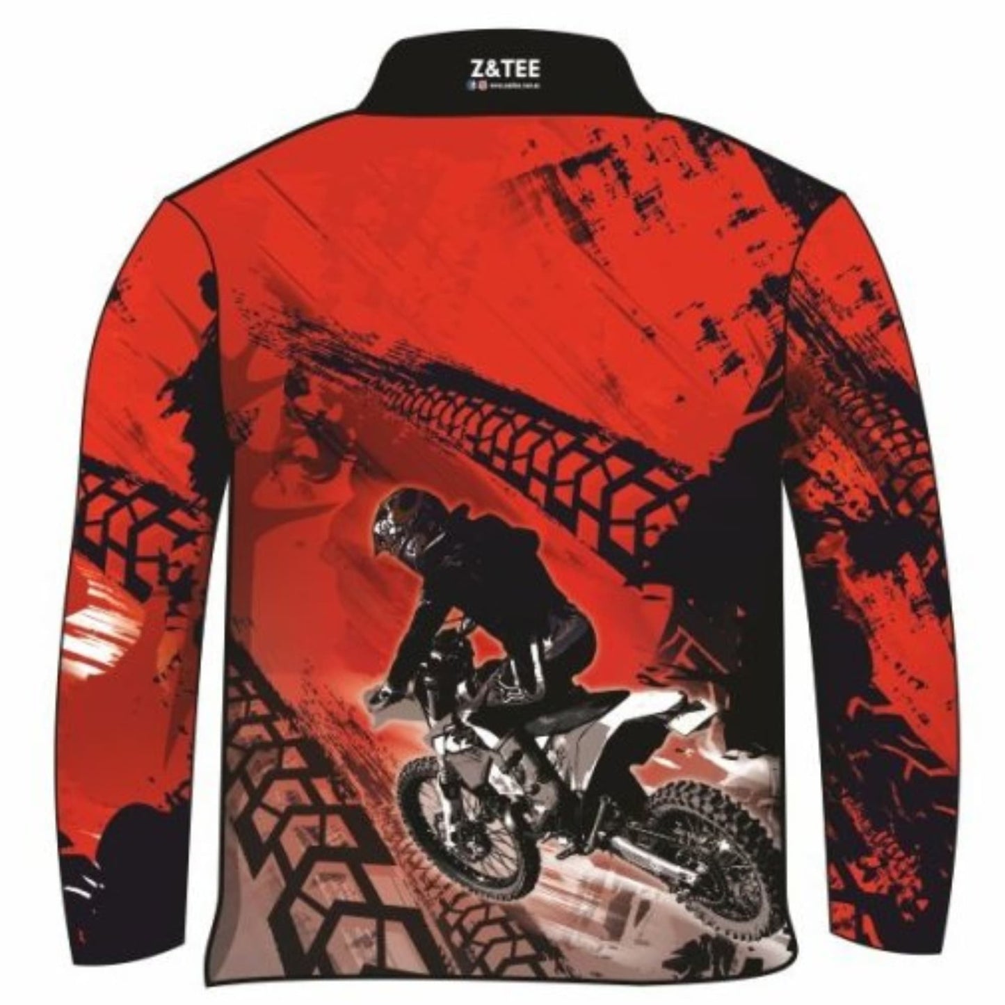 ★Pre-Order★ Extreme | Motorbike Red Shirt Z and TEE boy boys BOYS DESIGNS camping dirt bike fishing honda KIDS LJM men MEN'S DESIGNS MEN’S DESIGNS Preorder quick dry spo-default spo-disabled sun sun shirt sun shirts sunsafe uv xtreme