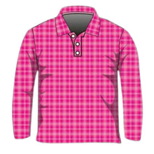 ★Pre-Order★ Australian | Pink Flanny Fishing Shirt Z and TEE camping fishing LJM Preorder quick dry spo-default spo-disabled sun sun shirt sun shirts sunsafe tartan uv Women WOMEN'S DESIGNS Women's Fishing Shirt womens