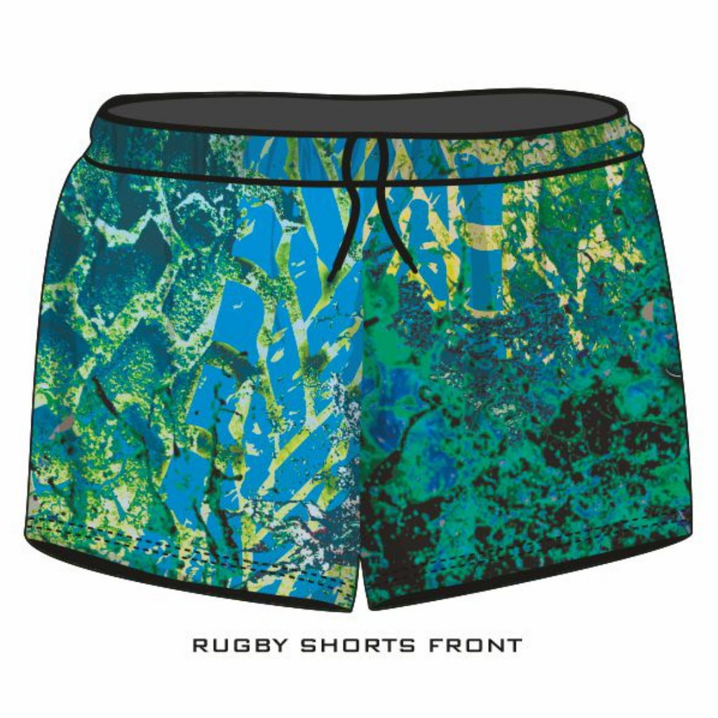 ★Pre-Order★ Rugby Shorts | 4x4 Send It Bush Aqua LJM Designs camping cape york CAPE YORK DESIGNS FISHING in stock LJM quick dry spo-default spo-disabled sun sun shirt sun shirts sunsafe SWIMMING uv Women WOMEN'S DESIGNS Women's Fishing womens z&tee