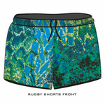 ★Pre-Order★ Rugby Shorts | 4x4 Send It Bush Aqua LJM Designs camping cape york CAPE YORK DESIGNS FISHING in stock LJM quick dry spo-default spo-disabled sun sun shirt sun shirts sunsafe SWIMMING uv Women WOMEN'S DESIGNS Women's Fishing womens z&tee