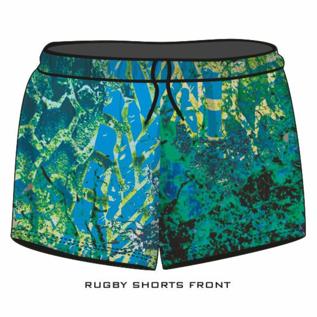 ★Pre-Order★ Rugby Shorts | 4x4 Send It Bush Aqua Z and TEE camping FISHING in stock quick dry spo-default spo-disabled sun sunsafe SWIMMING uv Women WOMEN'S DESIGNS Women's Fishing womens z&tee