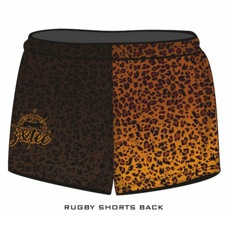 ★Pre-Order★ Rugby Shorts | Wild Side Leopard Print LJM Designs camping cape york CAPE YORK DESIGNS FISHING in stock leopard leopard print LJM quick dry spo-default spo-disabled sun sun shirt sun shirts sunsafe SWIMMING uv Women WOMEN'S DESIGNS Women's Fishing womens z&tee