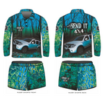 ★Pre-Order★ Rugby Shorts | 4x4 Send It Bush Aqua LJM Designs camping cape york CAPE YORK DESIGNS FISHING in stock LJM quick dry spo-default spo-disabled sun sun shirt sun shirts sunsafe SWIMMING uv Women WOMEN'S DESIGNS Women's Fishing womens z&tee