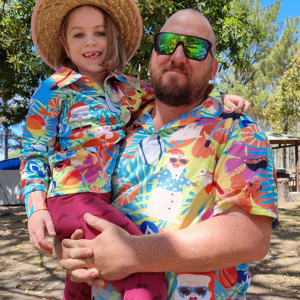 Australian Camping (Blue) Fishing Shirts – Z and TEE