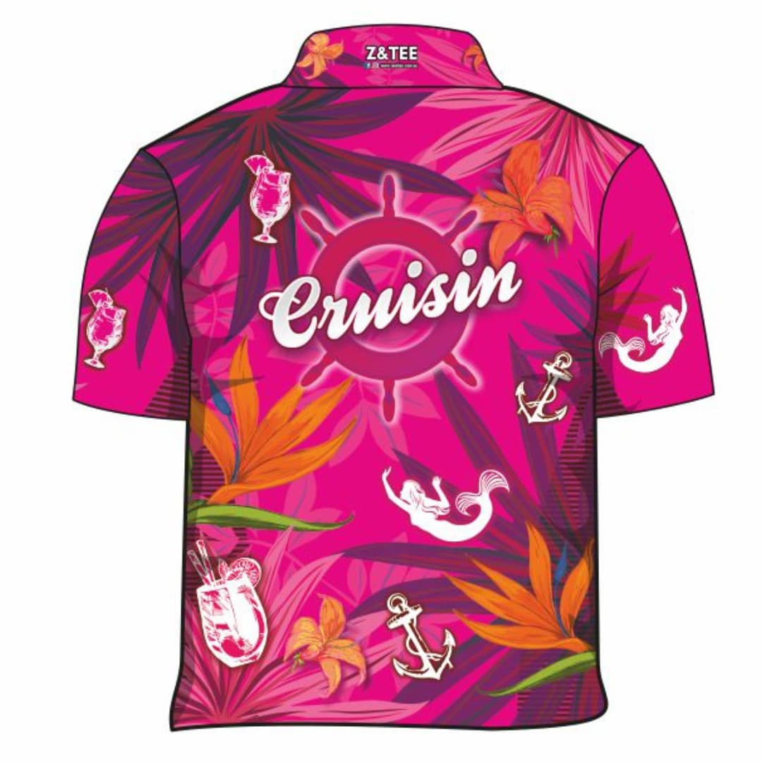 Tropical | Cruisin Pink Tropical Hawaiian Cruise Z and TEE 2XL 3XL BUY2SHIRTS Cruise Cruising Floral Flowers girls Hawaiian Hawiian in stock L lastchance LJM M pink quick dry S Ship spo-default spo-disabled sun sun shirt sun shirts sunsafe Tropical TROPICAL DESIGNS uv Women Women's Fishing Women's Fishing Shirt womens XL XS