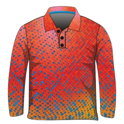 ★Pre-Order★ Pattern | Salt and Popper Coral Trout Shirt Z and TEE custom FISH FISH DESIGNS FISHING FISHING SHIRT fishing shirts LJM men MEN'S DESIGNS mens orange PATTERN AND PLAIN DESIGNS Preorder quick dry spo-default spo-disabled sun sun shirt sun shirts sunsafe uv