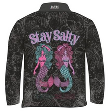 ★Pre-Order★ Stay Salty | Mermaid Shirt Z and TEE black camping cruise fishing ladies LJM mermaid Preorder purple quick dry spo-default spo-disabled sun sun shirt sun shirts sunsafe sunsmart tropical TROPICAL DESIGNS uv women's WOMEN'S DESIGNS Women's Fishing