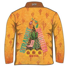 ★Pre-Order★ Western | Straight Shooter Western Fishing Shirt Z and TEE boots cactus camping country COUNTRY WESTERN DESIGNS cowgirl fishing ladies LJM outback Preorder quick dry spo-default spo-disabled sun sun shirt sun shirts sunsafe uv western women's WOMEN'S DESIGNS