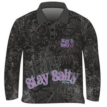 ★Pre-Order★ Stay Salty | Mermaid Shirt Z and TEE black camping cruise fishing ladies LJM mermaid Preorder purple quick dry spo-default spo-disabled sun sun shirt sun shirts sunsafe sunsmart tropical TROPICAL DESIGNS uv women's WOMEN'S DESIGNS Women's Fishing