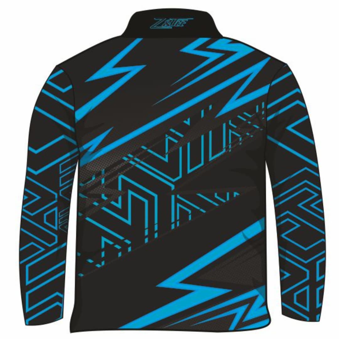 Lightning | Blue Onyx Shirt - In Stock Z and TEE 4wd 4x4 4X4 DESIGNS bmx boy boys BOYS DESIGNS BUY2SHIRTS DAD dirt bike In Stock lastchance men mens motorbike neon PATTERN AND PLAIN DESIGNS quick dry spo-default spo-disabled sun sun shirt sun shirts sunsafe uv z&tee