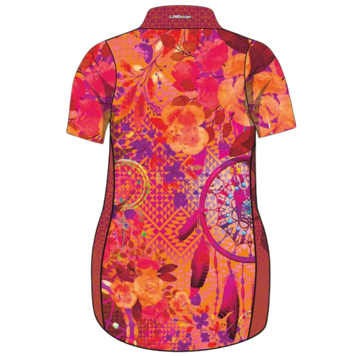 ★Pre-Order★ Western | Aztec Dreamcatcher Peach Lifestyle Dress Z and TEE FISHING girls ladies womens