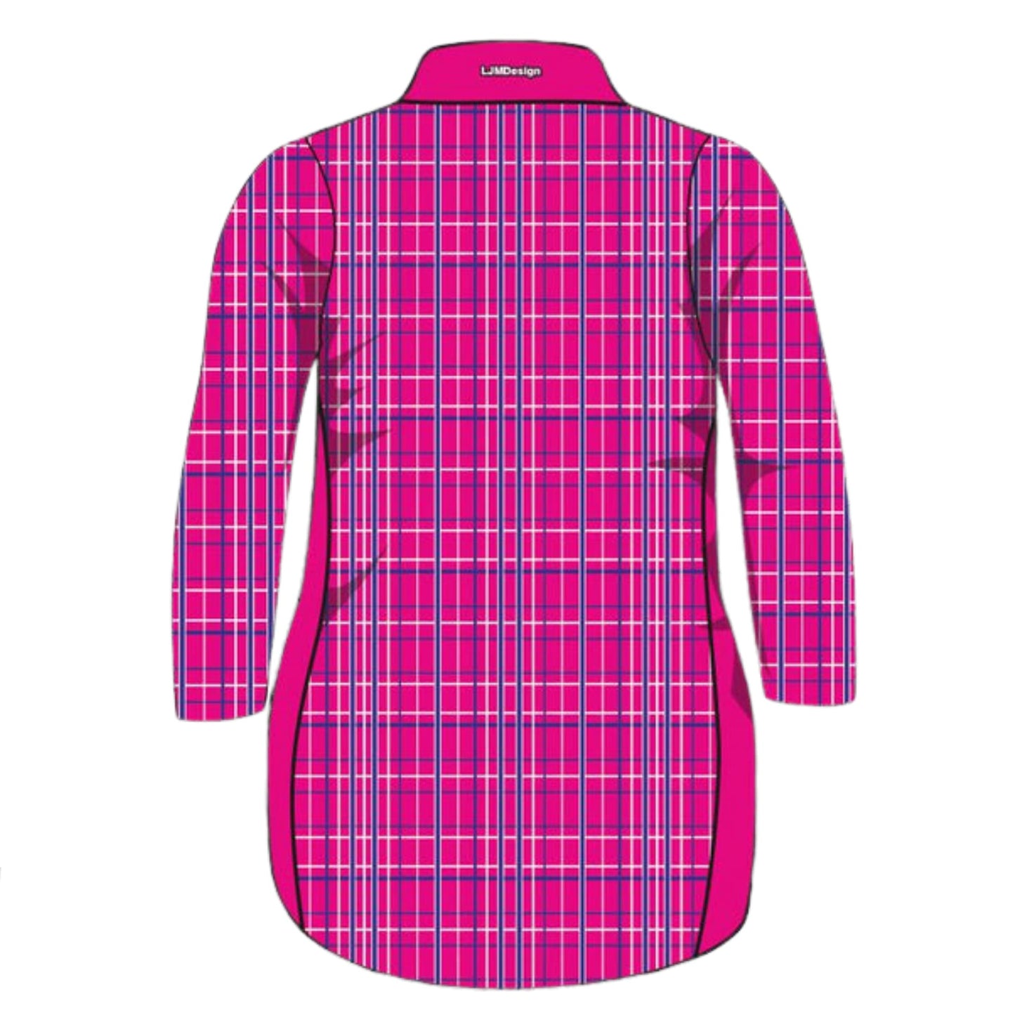 ★Pre-Order★ Pattern | Pink Tartan Blue Stripe Lifestyle Dress Z and TEE girls WOMEN'S DESIGNS womens