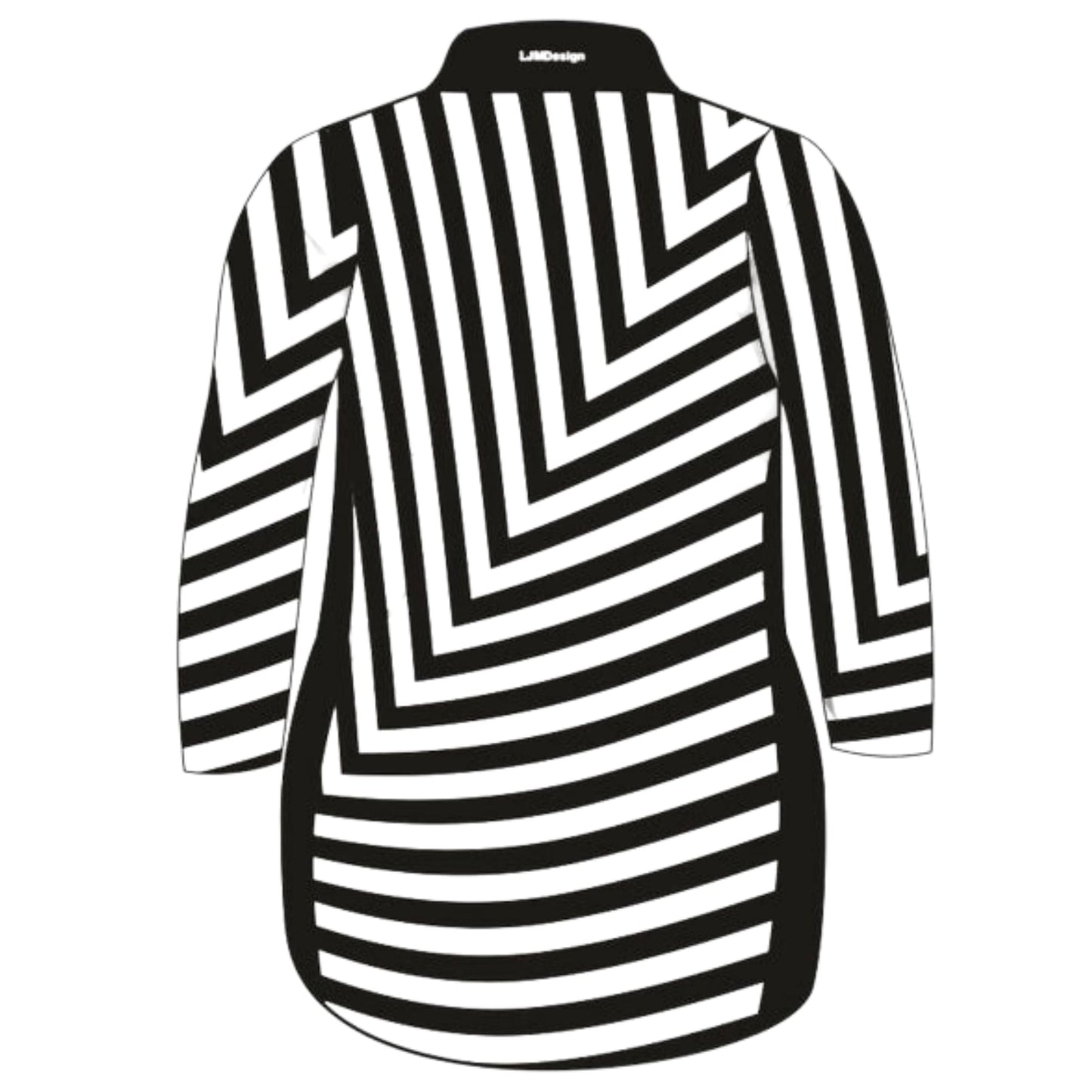 ★Pre-Order★ Pattern | Black & White Line Lifestyle Dress Z and TEE girls womens