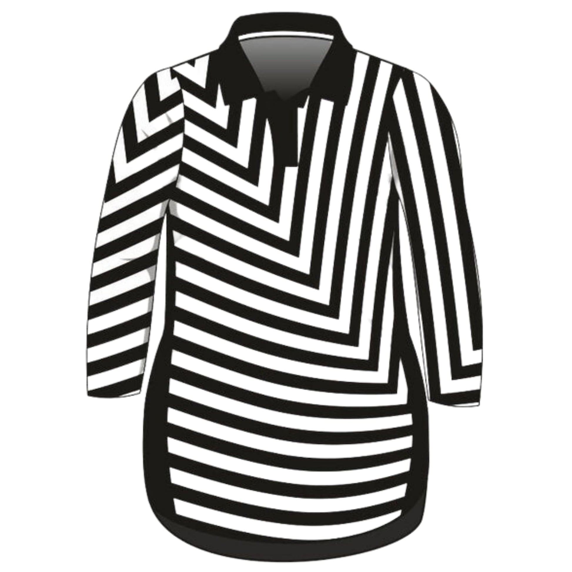 ★Pre-Order★ Pattern | Black & White Line Lifestyle Dress Z and TEE girls womens