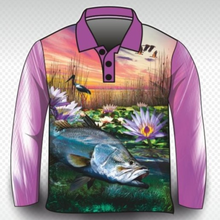 ★Pre-Order★ Fishing | Lily Barra Shirt Z and TEE barramundi FISH FISH DESIGNS fishing FISHING SHIRT fishing shirts girl girls KIDS ladies LJM Preorder quick dry spo-default spo-disabled sun sun shirt sun shirts sunsafe uv women WOMEN'S DESIGNS womens