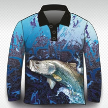 ★Pre-Order★ Fishing | Barramundi Blue Shirt Z and TEE barramundi blue boy boys BOYS DESIGNS FISH DESIGNS fishing KIDS LJM men MEN'S DESIGNS mens Preorder quick dry spo-default spo-disabled sun sun shirt sun shirts sunsafe uv