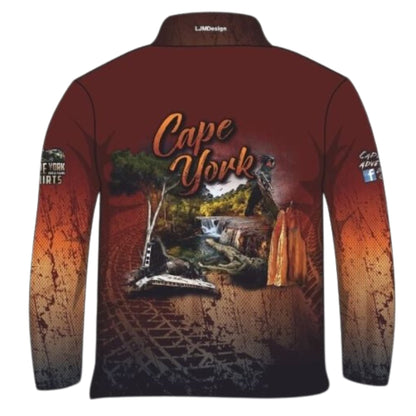 ★Pre-Order★ Cape York | Discovery Orange Shirt Z and TEE 4x4 boy boys camping cape cape york CAPE YORK DESIGNS fishing LJM men mens Preorder quick dry spo-default spo-disabled sun sun shirt sun shirts sunsafe tip travel uv