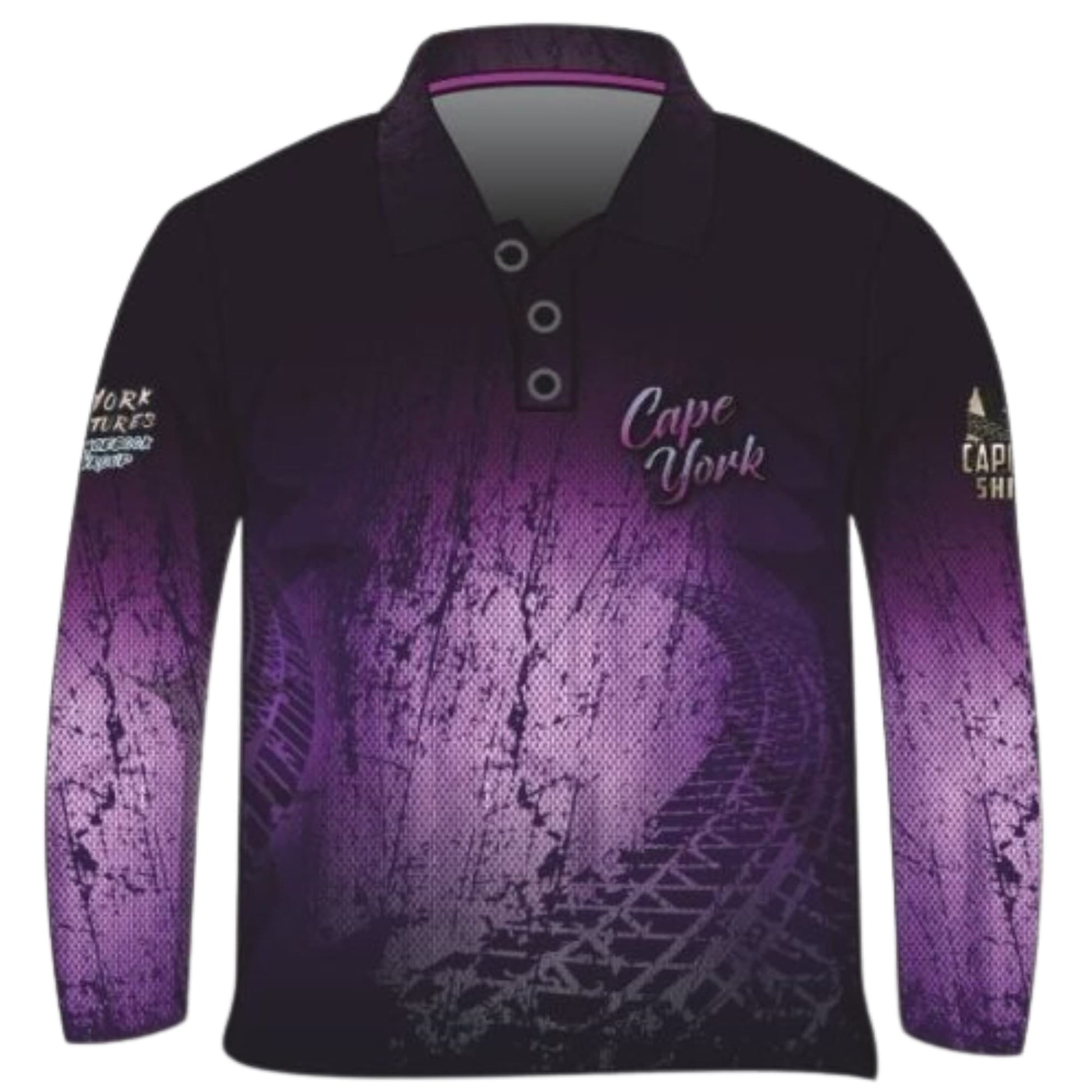 ★Pre-Order★ Cape York | Discovery Purple Fishing Shirt Z and TEE 4x4 camping cape cape york CAPE YORK DESIGNS fishing girl girls LJM Preorder quick dry spo-default spo-disabled sun sun shirt sun shirts sunsafe tip travel uv womens