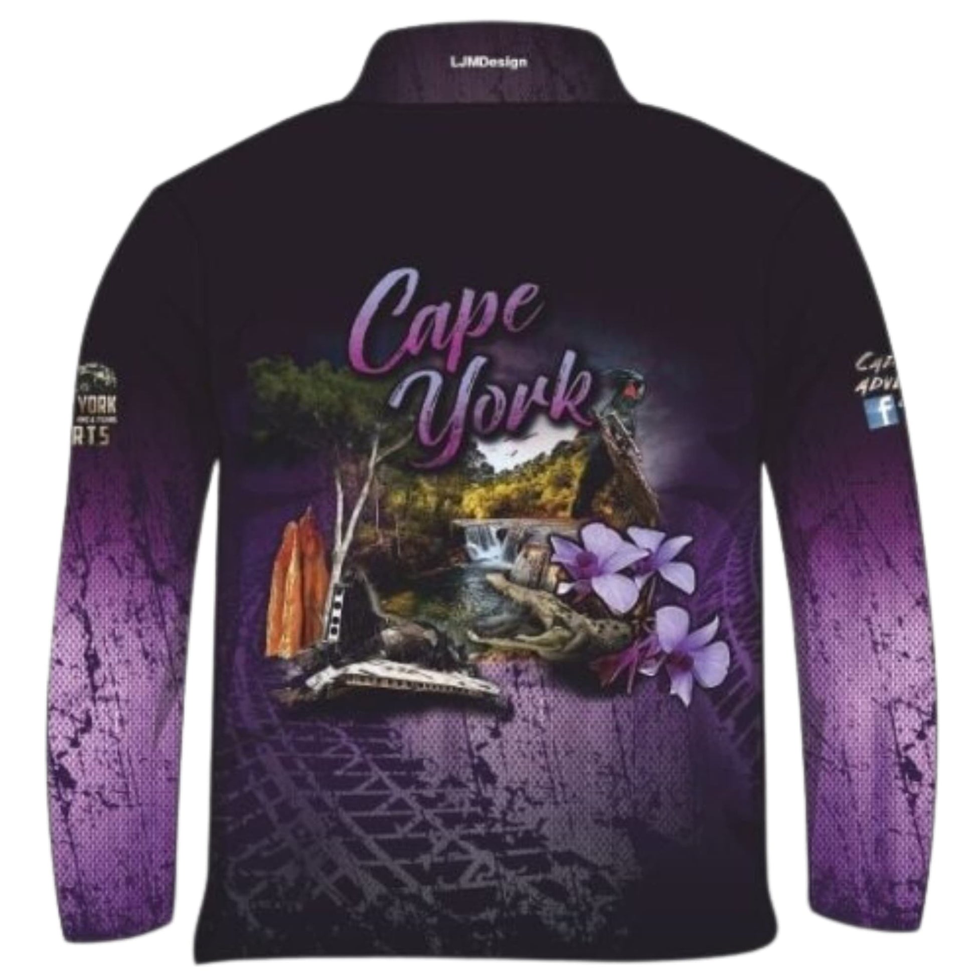 ★Pre-Order★ Cape York | Discovery Purple Fishing Shirt Z and TEE 4x4 camping cape cape york CAPE YORK DESIGNS fishing girl girls LJM Preorder quick dry spo-default spo-disabled sun sun shirt sun shirts sunsafe tip travel uv womens