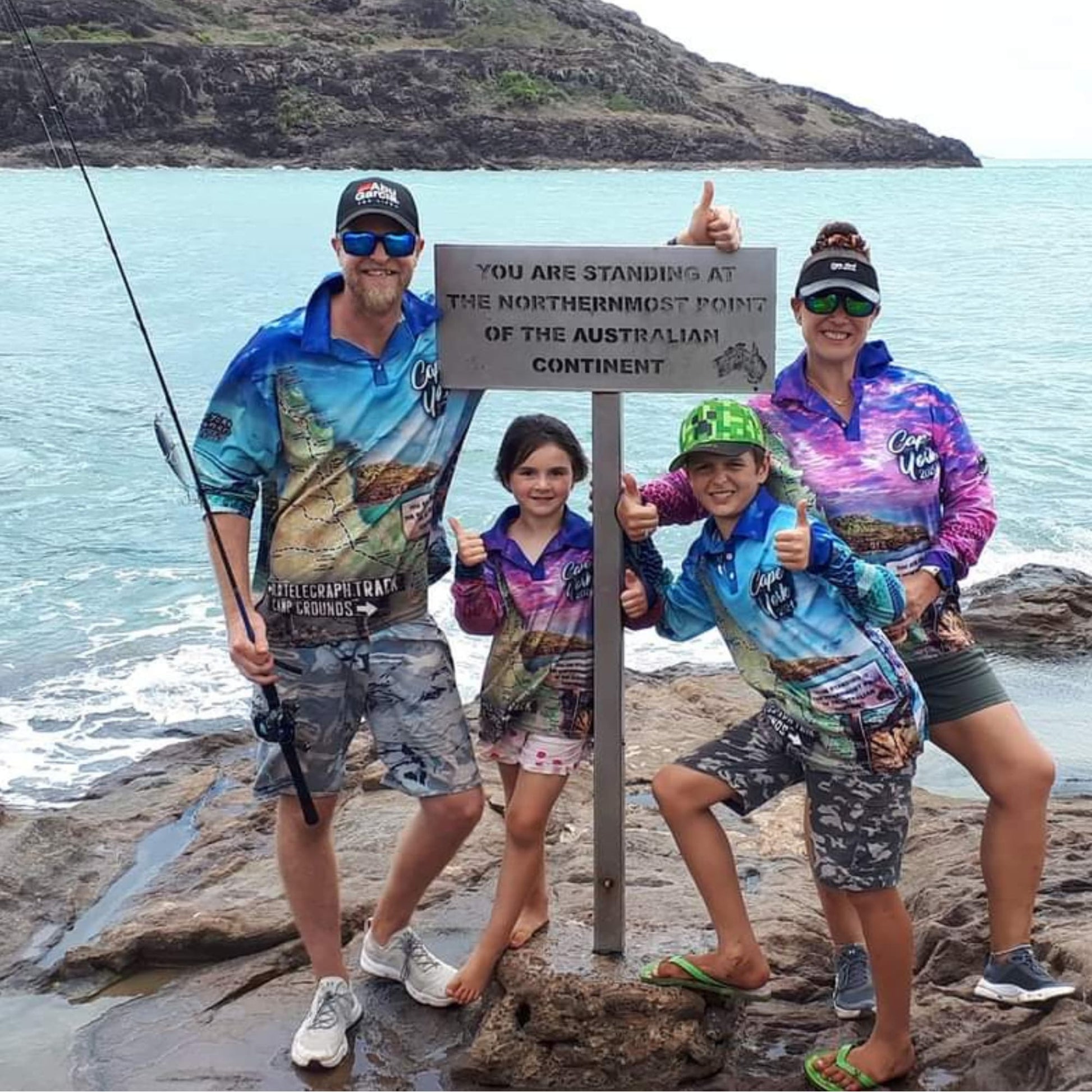 ★Pre-Order★ Cape York | Cape York Tour Blue Fishing Shirt Z and TEE 4x4 boy boys camping cape cape york CAPE YORK DESIGNS fishing girl girls LJM men mens Preorder quick dry spo-default spo-disabled sun sun shirt sun shirts sunsafe tip travel uv