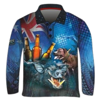 ★Pre-Order★ Hunting | Cheers to the Weekend Hunting Shirt Z and TEE AUSSIE FLAG Australia Australia Day Australian beer boar camping fishing hunting HUNTING DESIGNS LJM men MEN'S DESIGNS mens pig hunting Preorder quick dry spo-default spo-disabled sun sun shirt sun shirts sunsafe uv