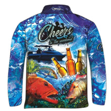 ★Pre-Order★ Fishing | Cheers to the Weekend Reef Trip Shirt Z and TEE blue boat camping FISH DESIGNS fishing LJM men MEN'S DESIGNS mens Preorder quick dry spo-default spo-disabled sun sun shirt sun shirts sunsafe uv