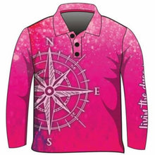 ★Pre-Order★ Compass | Pink Adventure Shirt Z and TEE camping fishing girls GIRLS DESIGNS group KIDS ladies LJM matching PATTERN AND PLAIN DESIGNS pink Preorder quick dry spo-default spo-disabled sun sun shirt sun shirts sunsafe uv women's