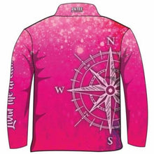 ★Pre-Order★ Compass | Pink Adventure Shirt Z and TEE camping fishing girls GIRLS DESIGNS group KIDS ladies LJM matching PATTERN AND PLAIN DESIGNS pink Preorder quick dry spo-default spo-disabled sun sun shirt sun shirts sunsafe uv women's