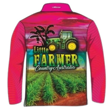 ★Pre-Order★ Kids | Little Farmer Pink Shirt Z and TEE camping country COUNTRY WESTERN DESIGNS cow fishing GIRL'S DESIGNS Girls kid Kid's Fishing Kid's Fishing Apparel Kid's Fishing Shirt Kid's Uv Rated Shirts KIDS KIDS ALL kids design KIDS DESIGNS Kids UV rated shirt LJM outback pink Preorder quick dry spo-default spo-disabled sugar cane sun sun shirt sun shirts sunsafe tractor uv western